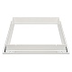 рамка для встраиваемой установки панелей arlight bx3030 white 023532