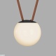 трековый однофазный светильник denkirs belty orb dk5551-bk