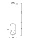 подвесной светильник arte lamp matisse a7745sp-1bk