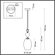 подвесной светильник odeon light classic bizet 4893/1b