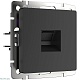 розетка werkel ethernet rj-45 черный матовый w1181008 4690389156946