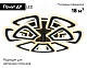 потолочная люстра ambrella light acrylica original fa8893