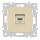 розетка rj45 arte milano 205.45-1.shampan