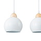 подвесной светильник escada solo 10178/3s white