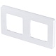 рамка двухместная legrand inspiria 673946