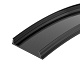 алюминиевый профиль arlight arh-bent-w18-2000 anod black 039588