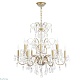 подвесная люстра crystal lux odelis sp12 gold