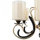 подвесная люстра arte milano florentia 302237/5 bk/gd