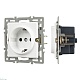 механизм электрической розетки arlight sct-gp-meu-pl-wh (250v, 16a) 043739