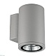 уличный настенный светильник uniel ulu-s21с-22w/2700k ip65 light grey ul-00011082