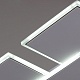 потолочная люстра reluce 08018-0.5-450 wh+cr