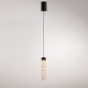 подвесной светильник delight collection md24030028-1a matt black/clear
