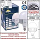 уличный настенный светильник fumagalli vivi v50.254.000.axh27