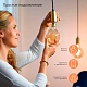 лампа светодиодная диммируемая филаментная gauss smart home filament e27 7w 2700k прозрачная 1200112