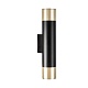 настенный светильник lampit lineo ldw 1101-2 bk+gd