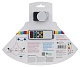 настенный светильник эра nled-488-1w-ms-w б0051478