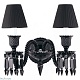 бра delight collection baccarat zz86303bk-2w