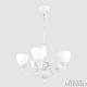 подвесная люстра arte milano 342837/5 wt+sl