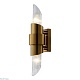 бра crystal lux justo ap2 brass