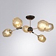 люстра на штанге arte lamp seppia a4211pl-6bk
