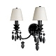 бра loft it grace 10203/2w black