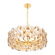 подвесная люстра crystal lux crystal sp12 gold