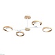 потолочная светодиодная люстра ambrella light comfort linetech fl51609