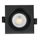 встраиваемый светильник general gcl-mr16-sq-black 661289