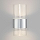 настенный светодиодный светильник eurosvet watford 40021/1 led хром/прозрачный