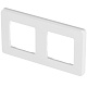 рамка двухместная legrand inspiria 673940