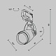 трековый светильник maytoni track tr001-1-gu10-w