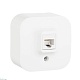 розетка компьютерная rj45 legrand quteo 782224