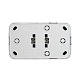 розетка накладная 2-местная stekker basic pst10-502-20 50075