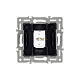 механизм компьютерной розетки arlight sct-mpc1-pl-bk 045334