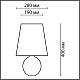 настольная лампа lumion comfi avalona 8119/1t