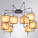 подвесная люстра arte lamp trixie a7084sp-8bk