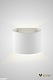 настенный светильник am group am114-2x3w wh