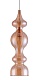 подвесной светильник crystal lux iris sp1 a amber