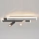 потолочный светильник escada 20047sma/01led wh/bk