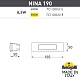 светильник для подсветки лестниц fumagalli nina 7c1.000.000.byk1l