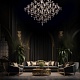 подвесная светодиодная люстра loft it mira 10259/800 gold asfour