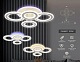 потолочная светодиодная люстра ambrella light acrylica original fa8801