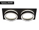 встраиваемый светильник ambrella light gx53 acrylic tech techno spot tn52424