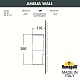 уличный настенный светильник fumagalli dr2.570.000.ayf1r