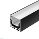 профиль arlight line-3535-tray-3000 black (алюминий) 062196