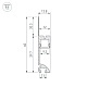 профиль arlight plintus-fantom-l-2000 black 041213