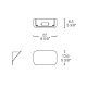 настенный светильник yon p chrome leucos