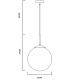 подвесной светильник arte lamp a1561sp-1cc