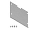 заглушка (4 шт.) ambrella light alum profile gp8570