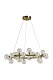 подвесная люстра am group am470 d700 polished gold